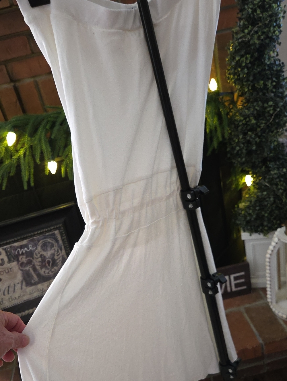Authentic Y2K vintage Bebe Logo White Strapless Dress with Crystal Embellishment - Picture 5 of 10